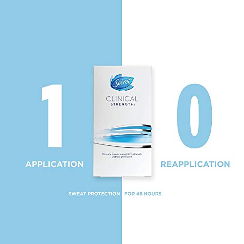 Secret Antiperspirant Clinical Strength Deodorant for Women, Soft Solid