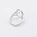 LILIE&WHITE Fashion Funny Face Rings For Women adjustable rings open Jewelry