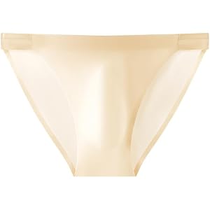 Evankin Men's Seamless Bikini Underwear No Show Soft Brief | Men's Silky Cooling Briefs Low Waist No Show Underwear, Smooth S