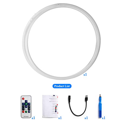 Maylai Professional Remote Control Led Hula Hoop, 90 LED's and 300+ Light Patterns Fully Rechargeable!