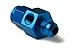 NOS 16103 Blue Anodized Aluminum Nitrous Bottle Gauge Adapter
