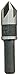 Irwin Tools 1877715 Countersink Drill Bit, 3/8-Inch, Black Oxide
