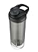 Contigo Shake & Go Fit Double-Wall Twist Lid Shaker Bottle, 24 oz, Black