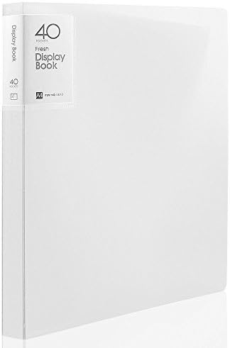 Shuter Protector Presentation Book, A4 Size, 160-Page Capacity,Available for Report Sheets,Artworks,Music Sheets,Clippings (40-White)