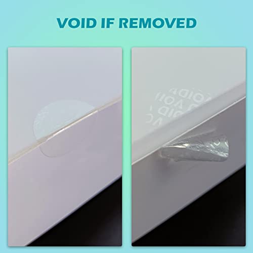 Clear Tamper Evident Stickers Package Security Seals 1 inch Transparent Round Labels Tamper