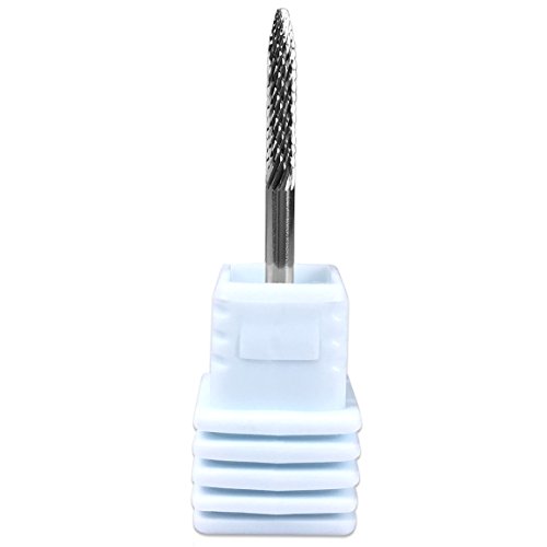 Pana 3/32" Under Nail Cleaner Safety Nail Carbide Bit - Silver Color (Grit: Extra Fine - XF) for Electric Dremel Drill Machine