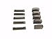 5 Violin Nut & Saddle Sets Made from Genuine East Indian Ebonywood