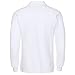 NeedBo Men's Long Sleeve Casual Solid Golf Polo Shirt (Large, White)
