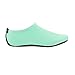 SHOESKISS Barefoot Water Skin Shoes Aqua Socks for Beach Swim Surf Yoga Exercise (2. M(W:6.5-7.5, M:5.5-6.5), Mint)