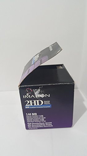 NEW Imation 25 Pack 2HD 3.5" 1.44 Floppy Disks IBM Formatted