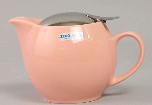 ZEROJAPAN 15oz Round Teapot with SLS Lid and Infuser (rose) - Thumbnail 2