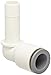 Legris 6382 56 00WP2 LIQUIfit Push-to-Connect Fitting, 90 Degree Plug-In Elbow, 1/4