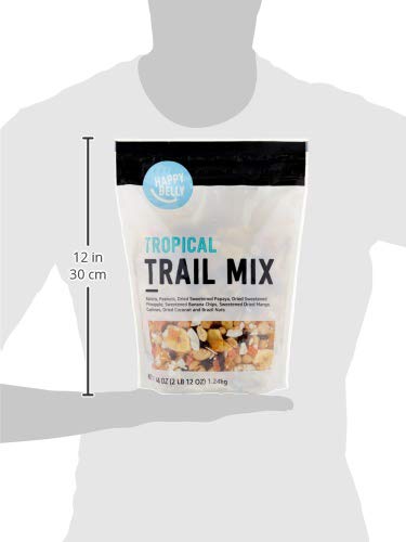 AMAZON BRAND – HAPPY BELLY TROPICAL, TRAIL MIX, 2.75 POUND (PACK OF 1)