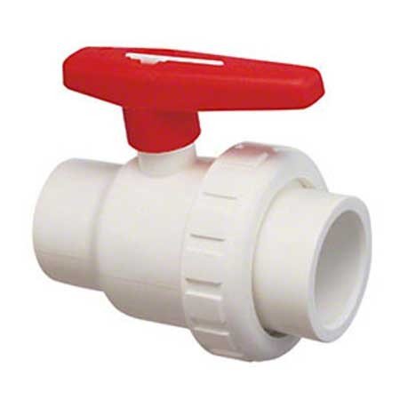 Praher 200-010 2" SKT PVC Single Union Ball Valve