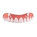 Inkach Denture Teeth, Cosmetic Upper Teeth Veneer Teeth Whitening Denture Model Tooth Shade (White)