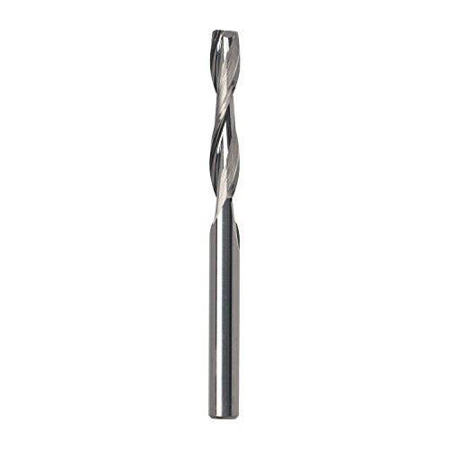 EnPoint Cutting Tools Solid Carbide End Mill, Long, 2-Flute, 5/32" 4mm Shank, 22mm Flute Length, 4mm Cutter Diameter, CNC Milling Machine Router Bits Metalworking for Acrylic Wood Plastic MDF - Thumbnail 4