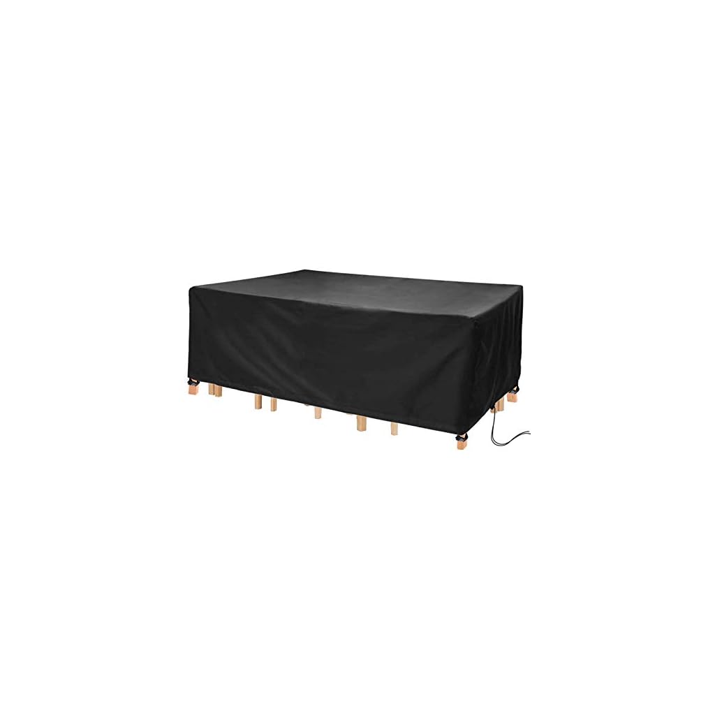 Raword Garden Furniture Covers 600D Heavy Duty Oxford Fabric Garden