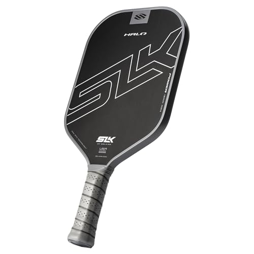 Selkirk Sport SLK Halo Raw Carbon Fiber Pickleball Paddle | Designed in The USA | Choose The T700 Raw Carbon Fiber Power, 18k Ultraweave Control, or Aramid Fiber Linkweave Thermoformed Pro