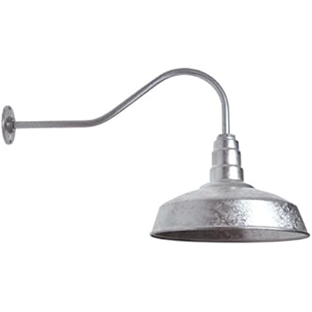 20 Inch Standard Steel Dome 23 Inch Gooseneck Barn Light