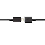 VTEK Lightning Extension Cable (3feet) for iPhone 6S, 6S Plus iPhone 6, 6 Plus; Pass Data, Audio Through Male to Female 8-pin Cable (Black)