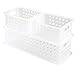 iDesign Spa BPA-Free Recycled Plastic Small Stackable Basket, 8.23