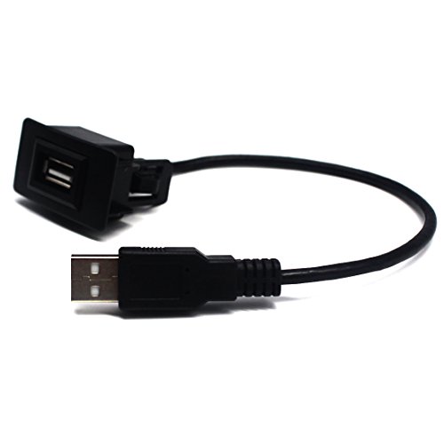 Honda USB 2.0 Charger - MOTONG Male To Female USB Cable Charger For Honda BRIO/JAZZ/CITY/CIVIC/ACCORD/CRV/FREED (44 26mm)