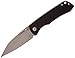 TANGRAM Folding Pocket Knife 3.35 inches Drop Point Sharp Blade Liner Lock Black G10 Handle Knife,AZO Santa Fe TG3002A1