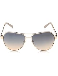Jessica Simpson J5726 Rgdnd - Gafas de sol para mujer, no polarizadas, color oro rosa, nudo, 2.362 in