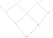 Hydrofarm HGN15S Flexible String, 5'x15', 3.5'' Mesh Trellis Netting, 5' X 15'
