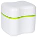Denture-Retainer-Invisalign Bath With Basket - European Style - Standard - Spring Bud Green