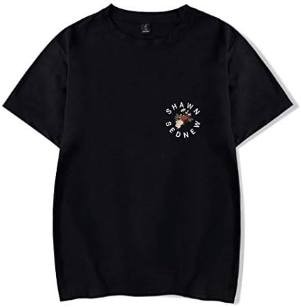Ricxiaoh Singer Shawn Mendes Graphic Print Unisex Commemorative Top Fan Support T-Shirt Musice Tee