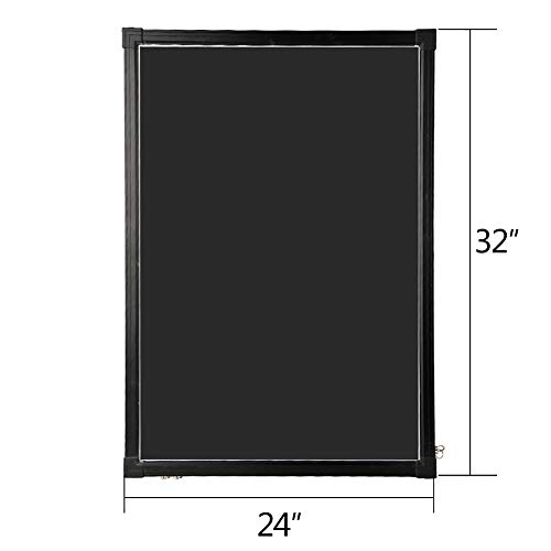 Slsy Illuminated LED Message Writing Board Erasable Neon Effect Menu Sign Board with 8 Fluorescent Makers,12Colors Flashing Modes,Remote Control Message Board (32''X24") - Thumbnail 5
