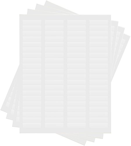 AmazonBasics Fast Peel Address Labels for Laser/Inkjet Printers, White, 1/2