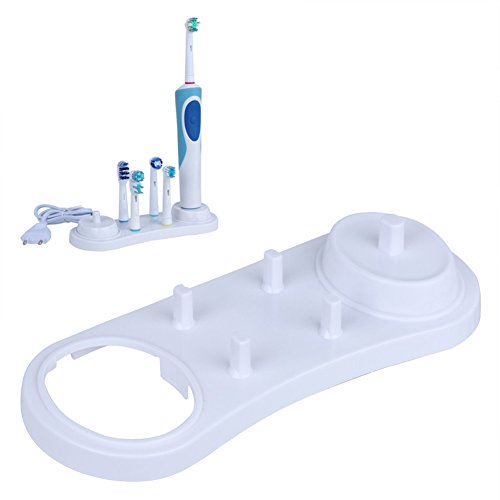Electric Toothbrush Holder Stander Support Holder Tooth Brush Storage Box For Oral B ( not include toothbursh ) (White)