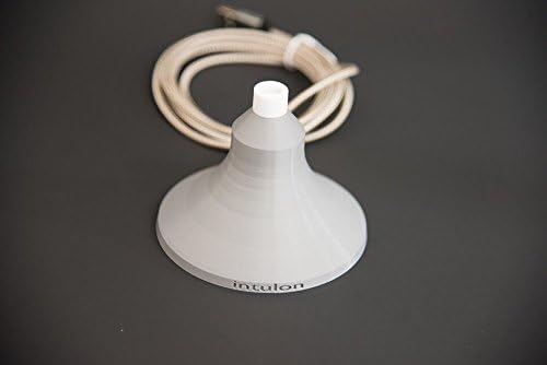 Intulon Apple Pencil Stand/Charger/Dock with 5ft USB Cable (Gray/White)