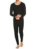 Ekouaer Men’s Long Thermal Underwear Fleece Lined Winter Base Layering Set