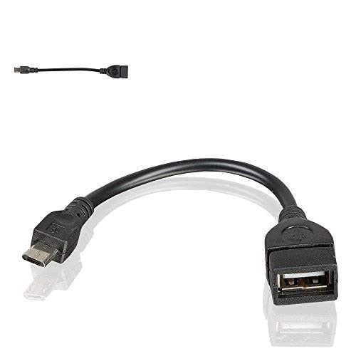 Smart-Planet Hochwertiges USB OTG (on The go) zu Micro USB - Adapter Kabel USB A Buchse auf Micro-USB - USB Host - Kabellänge