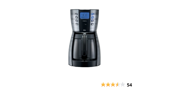 Amazon.com: Oster 4281 counterforms 12-cup Cafetera, acero inoxidable/negro  : Hogar y Cocina