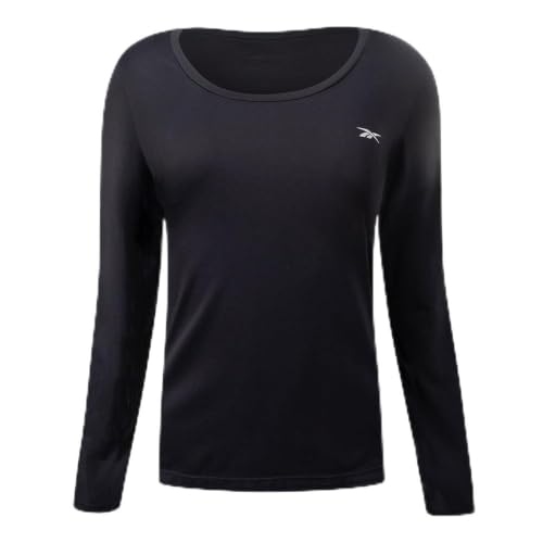 Camiseta Reebok Manga Longa Agile II Feminina Preto GG