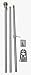 FlagsImp 6 Foot Aluminum Silver Pole with (Ball)