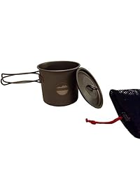 Great Cove   Olla ligera de titanio de 600 ml con