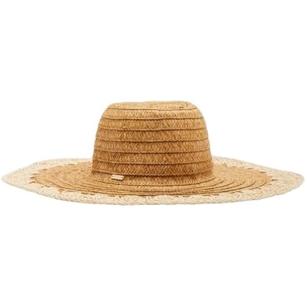 Steve Madden Mona Floppy Sun Hat, Tan at Amazon Women display picture 2