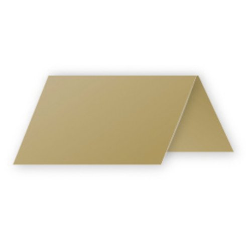 Clairefontaine 75095C Gold Iridescent Paper Pack of 25 Place Cards 8.5x8cm 210gsm Invitation Events and Correspondence - Pollen Range - Premium Paper Smooth