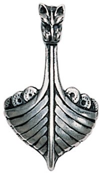 Enchanted Jewelry Trove of Valhalla Dragonhead Boat for Safety on Journeys Charm Amulet Talisman Pendant