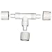 Flair-It 16820 Plastic Tee, 0.5" Size primary