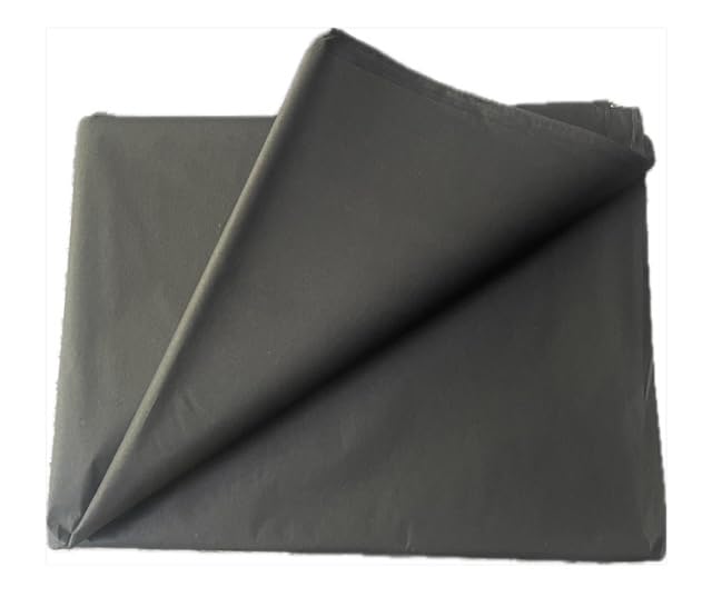 100 Sheets Black MG Tissue Paper 20x30 Inches, Acid Free Craft Art — image 1