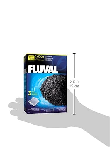 Fluval Carbon Filter Media - 18 Pack Nylon Bags For Canister Aquarium Filters