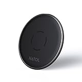 NATOL Wireless Charger, Qi-Certified Wireless Charging Pad for Samsung Galaxy S9Plus/S9/S8/ Note 8/ S7, iPhone X/8/8 Plus, Other Qi-Enabled Devices