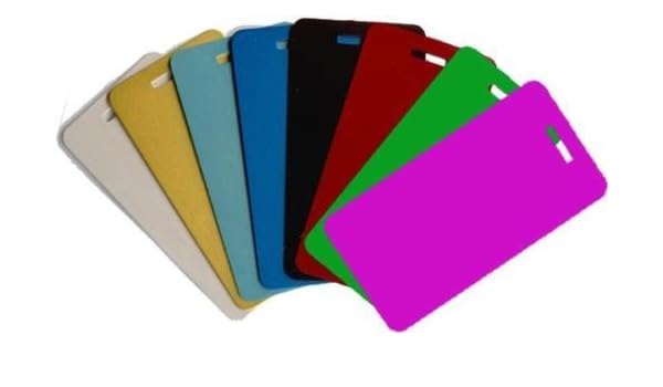 aluminum golf bag tags