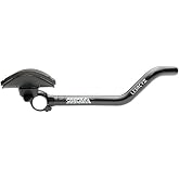 Profile Design Legacy II Aerobars, Aluminum Aerobar Extensions for Triathlon and Time Trial Bikes, Adjustable Armrests, Handlebar Rest for Cycling, Black, One Size